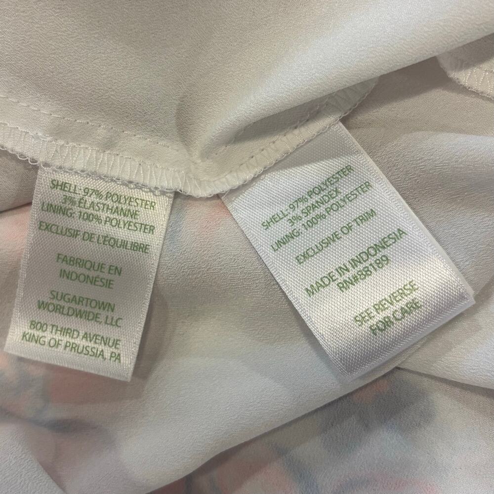 Lilly Pulitzer High Waisted Skort White Party Like A Lobstar Floral, Size 12 - Picture 7 of 7